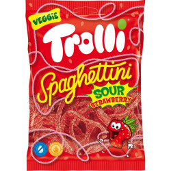 Trolli Spaghetty 100g pendreky Strawberry Sour (30)