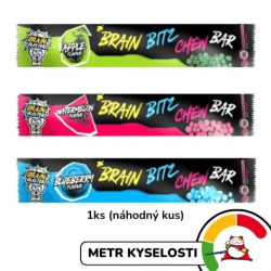 Brain Blasterz Brain Bitz Chew Bar 20g Mix Apple / Watermelon/ Blueberry (24)