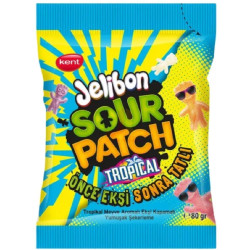 Kent Jelibon Sour Patch Kids 80g Tropical (modrý) (24)