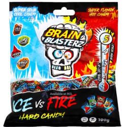 Brain Blasterz Ice vs Fire Hard Candies 100g (12)