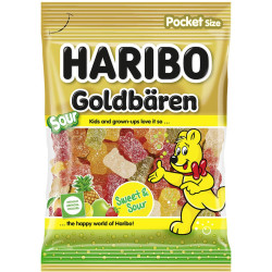 Haribo 80g Sour Goldbaren (30)