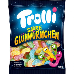 Trolli 150g Saure Gluhwurmchen (kyselý červíci) (24)