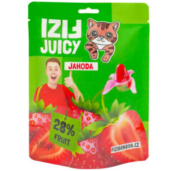 FIZI Juicy 96g želé Jahoda (24)