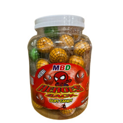 Deer Dada Soft Gummy Candy želé 10g x 60ks Heroes Spider Man