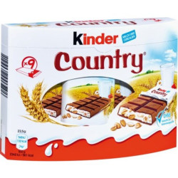 Kinder country tyčinka 9ks x 23,5g