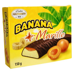 HAUSWIRTH Banánky v čokoládě 150g - Meruňka (24)
