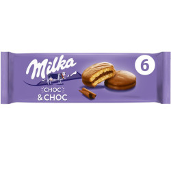 Milka sušenky Choc & Choc 150g velké (12)