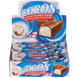 COCOS 48g čokoládové tyčinky s kokosem Elvan (24)
