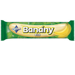 Orion banány v bílé čokoládě 42g (48)