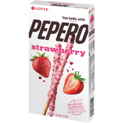 Lotte Pepero tyčinky 32g Strawberry (10)