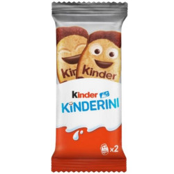 Kinder Kinderini 25g sušenky mléčné s kakaoem (24)