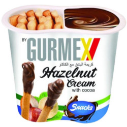 Gurmex Snacks Hazelnut 55g Křupané tyčinky s lískooříškovým krémem (24)