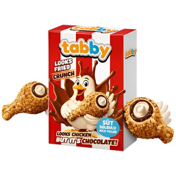 Tabby Chicken Chocolate 50g (12)