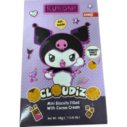 ESHOP - Kuromi Cloudiz 40g mini biscuit Cocoa (12)