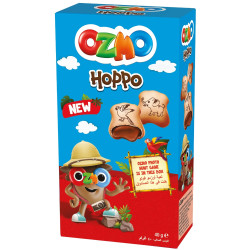 Ozmo Hoppo 40g sušenky s čokoládovou náplní (12)