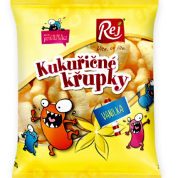 REJ Křupky kukuřičné vanilkové 90g (21)