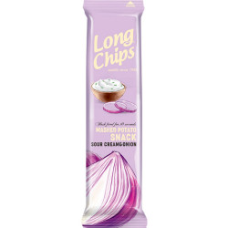 Long chips 75g bramborový snack Sour Cream & Onion (20)