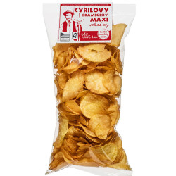 Cyrilovy brambůrky 180g MAXI Solené (11)