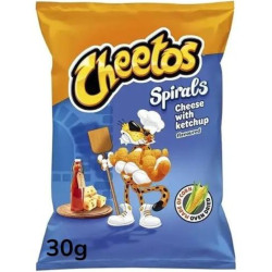 Cheetos 30g Spirál Cheese a Ketchup (30)