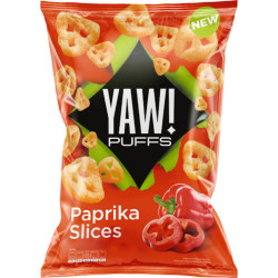 YAW ! Puffs Corn Snack 60g Paprika Rings (28)