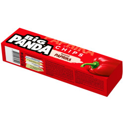 Big Panda chips 50g bramborové lupínky Paprika (25)