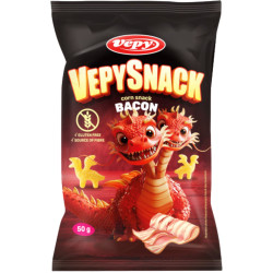 Vepy Snack kukuřičný 50g s příchutí slaniny (12)