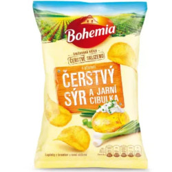 Bohemia chips 130g čerstvý sýr a jarní cibulka (18)