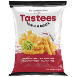 Tastees Snack chipsy 65g Wasabi a Sýr (36)