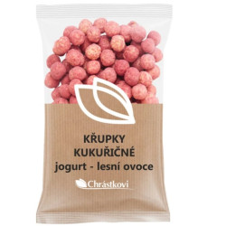 Chrástkovi Kukuřičné křupky 150g Jogurtové lesní ovoce (22)