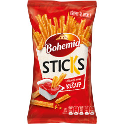 Bohemia chips 120g sticks kečup (20)