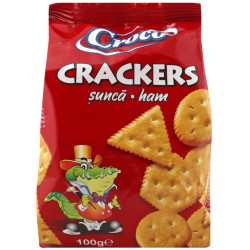 Croco Crackers 100g šunkové (12)