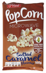 PITSO Popcorn do mikrovlnky 100g slaný karamel (15)