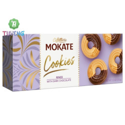 Mokate 150g sušenky Cookies Rings with Dark Chocolate (16)
