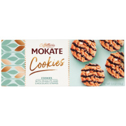Mokate 150g sušenky Cookies Rings with Peanuts + Chocolate Stripes (16)