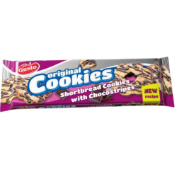Mi Gusto Cookies sušenky 100g dánské zdobené dezertní čokoládou (40)