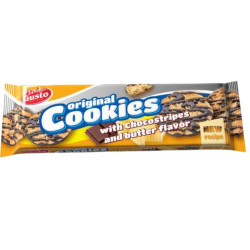 Mi Gusto Cookies sušenky 100g máslové zdobené dezertní čokoládou (40)