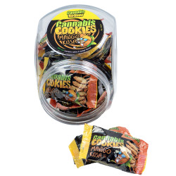 Euphoria Cannabis cookies 20g v dóze Mango Kush (20)