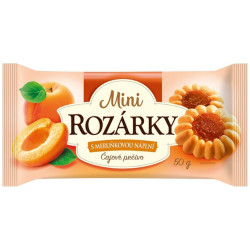Mini rozárky 55g polomáčené s meruňkovou náplní (49)