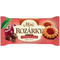 Mini rozárky 55g polomáčené s třešňovou náplní (49)