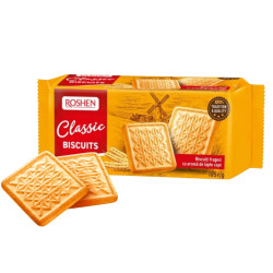 Roshen Classic Biscuits 185g baked milk sušenky (24)