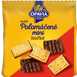 Opavia Zlaté polomáčené MINI 145g Hořké (12)