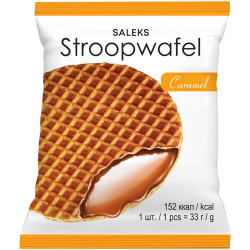 Saleks Stroopwafel 33g Karamel (30)