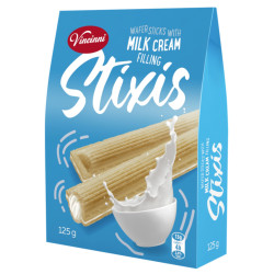 Vincinni Stixis Wafer oplatky 125g Milk Cream (16)