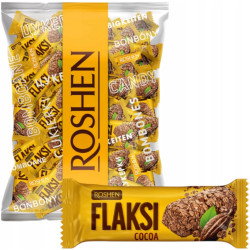 Roshen 500g Sweets Flaksi 54ks oplatky v sáčku Cocoa (8)