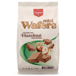 Leona mini wafers oplatka 150g Hazelnut (10)