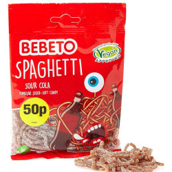 Bebeto Pendreky 80g (Spaghetti) Cola Sour (12)