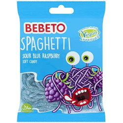 Bebeto Pendreky 80g (Spaghetti) Blue Raspberry Sour (12)