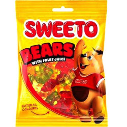 Sweeto 80g Želé - Medvídci s ovocnou příchutí (12)