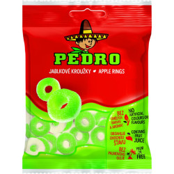 PEDRO 80g želé Jablkové Kroužky / Apple Rings (20)