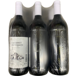 Ševela 1L Cabernet Sauvignon šroub víno červené suché bez CHZO, Španělsko (6)